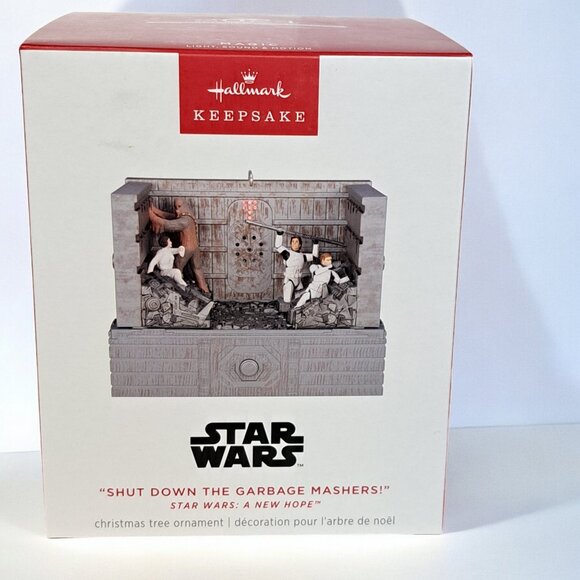 NIB 2024 Star Wars: A New Hope "Shut Down the Garbage Mashers!" Ornament! - Picture 1 of 7